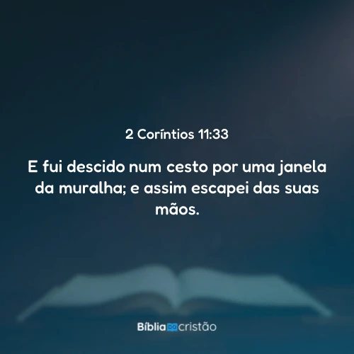2 Coríntios 11:33