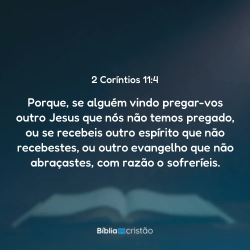 2 Coríntios 11:4