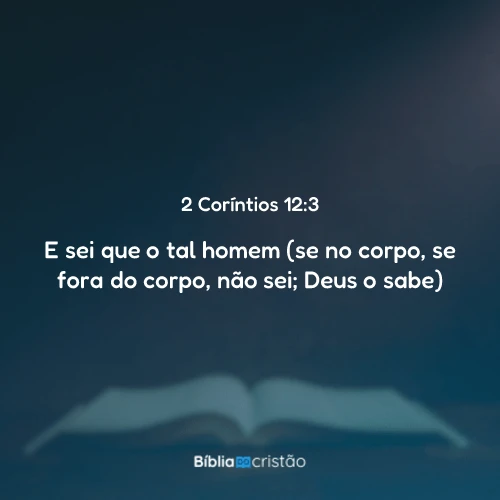 2 Coríntios 12:3