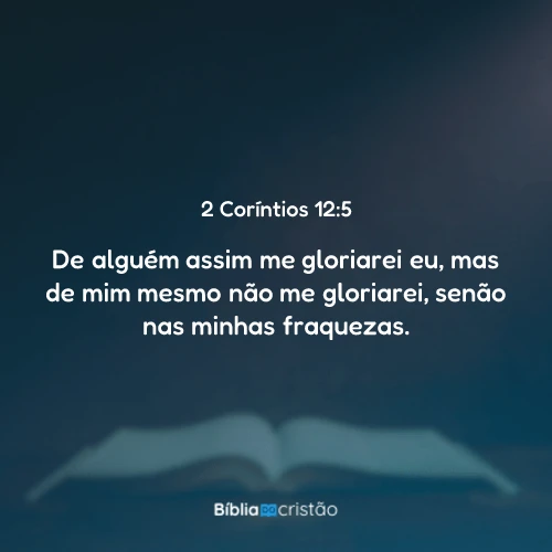 2 Coríntios 12:5