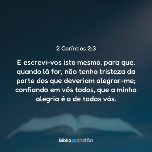 2 Coríntios 2:3
