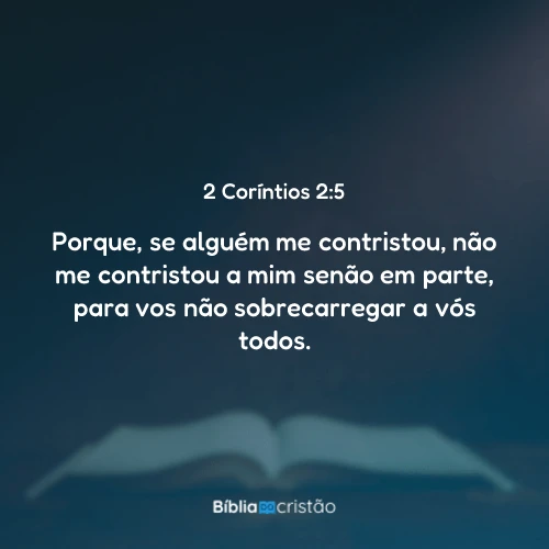 2 Coríntios 2:5
