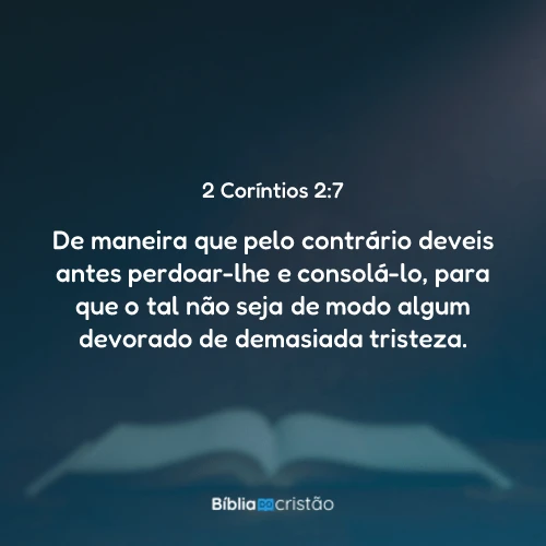 2 Coríntios 2:7
