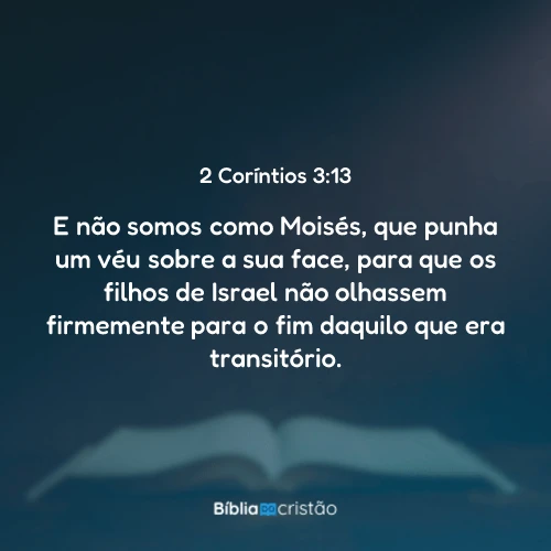 2 Coríntios 3:13