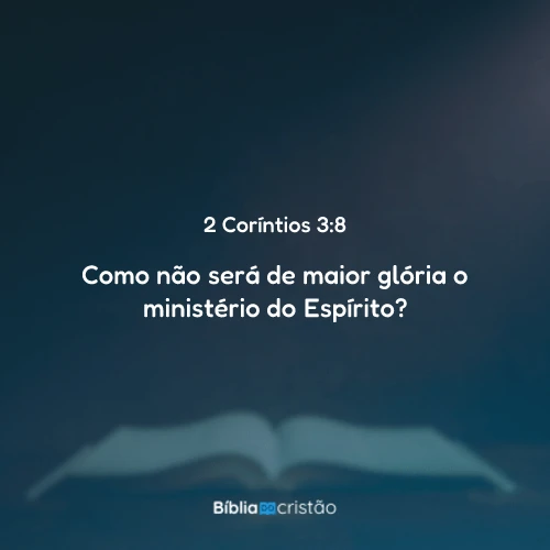2 Coríntios 3:8