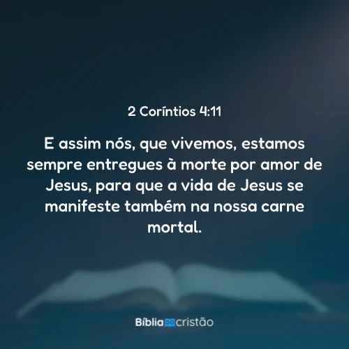 2 Coríntios 4:11