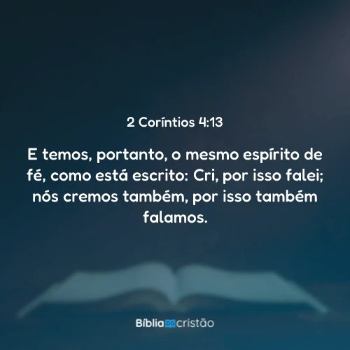 2 Coríntios 4:13