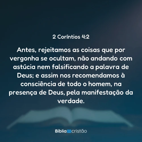 2 Coríntios 4:2