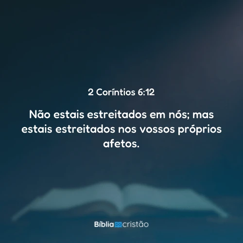 2 Coríntios 6:12