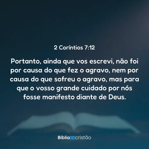 2 Coríntios 7:12
