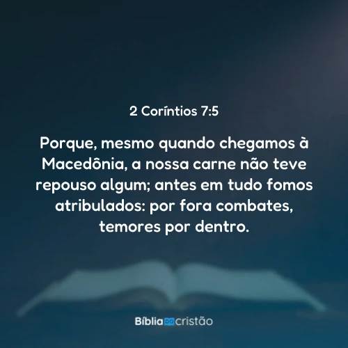 2 Coríntios 7:5