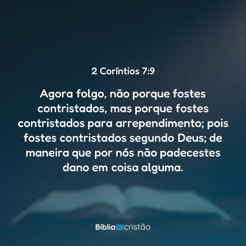 2 Coríntios 7:9