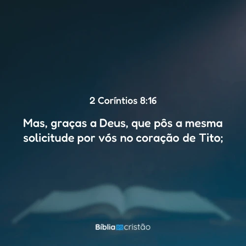 2 Coríntios 8:16