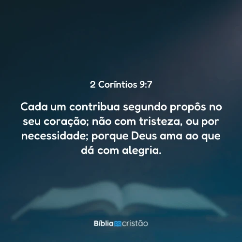 2 Coríntios 9:7