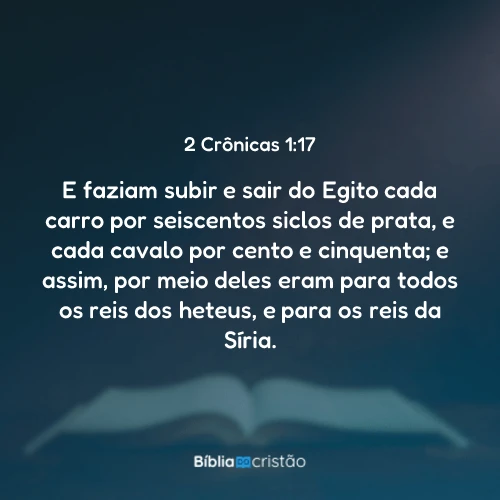 2 Crônicas 1:17