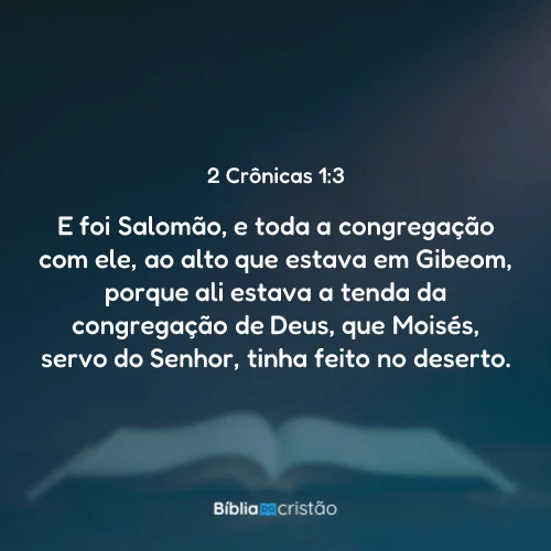 2 Crônicas 1:3