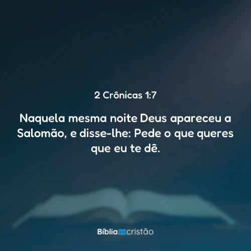2 Crônicas 1:7