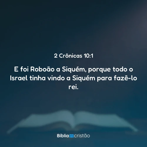 2 Crônicas 10:1