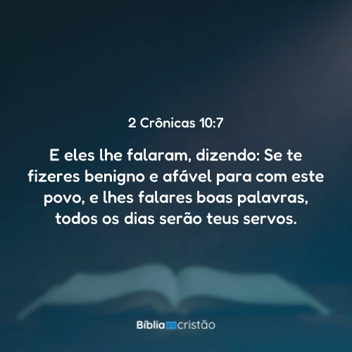 2 Crônicas 10:7
