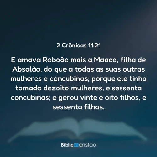 2 Crônicas 11:21