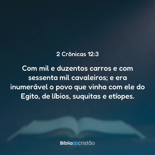 2 Crônicas 12:3