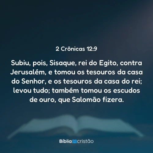 2 Crônicas 12:9