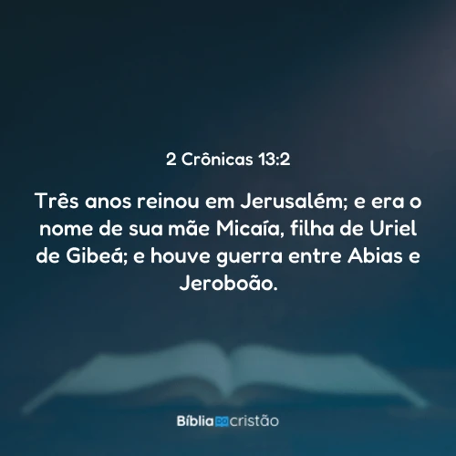 2 Crônicas 13:2
