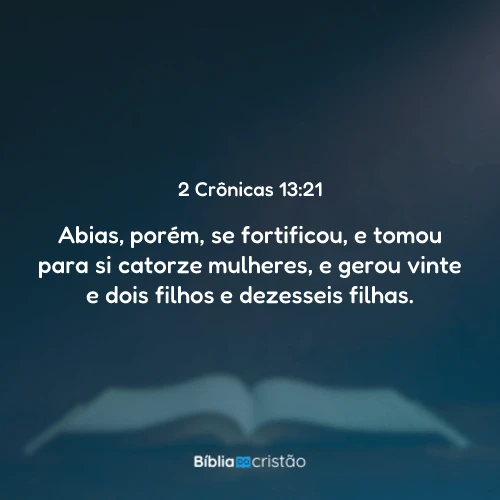 2 Crônicas 13:21