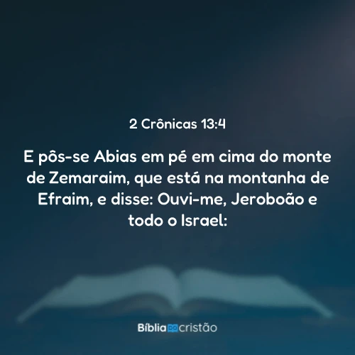 2 Crônicas 13:4