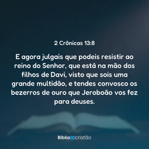 2 Crônicas 13:8