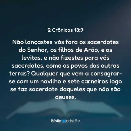 2 Crônicas 13:9