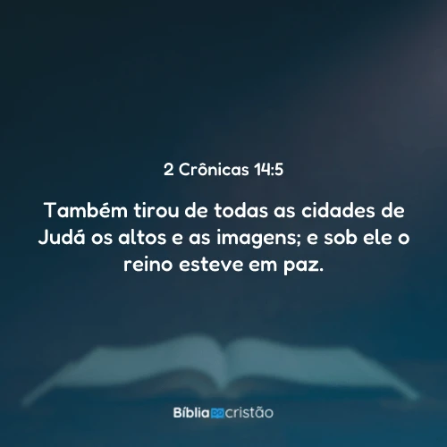 2 Crônicas 14:5