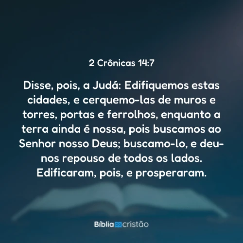 2 Crônicas 14:7