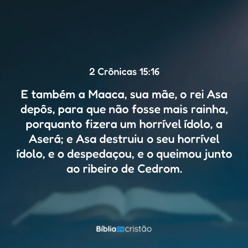 2 Crônicas 15:16
