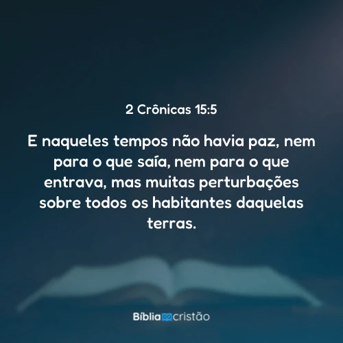 2 Crônicas 15:5