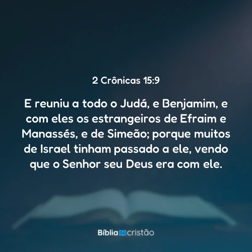 2 Crônicas 15:9