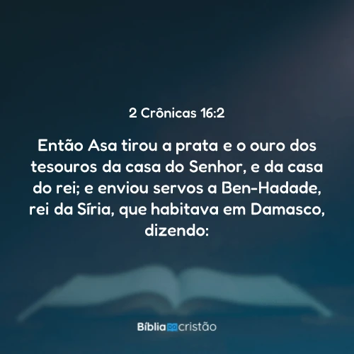 2 Crônicas 16:2