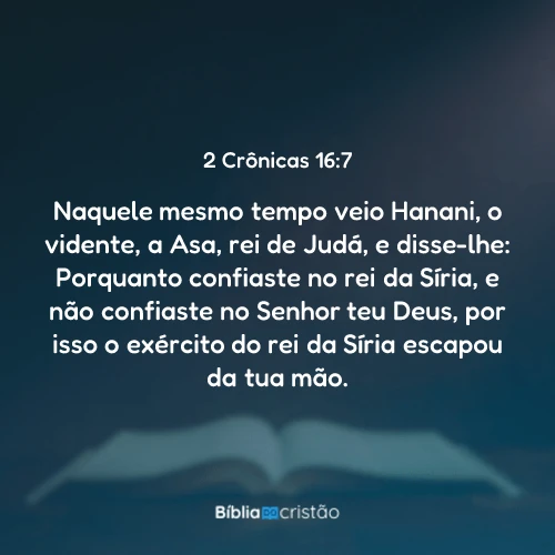 2 Crônicas 16:7