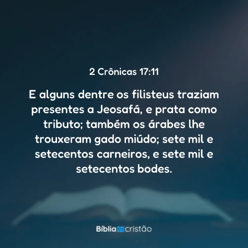 2 Crônicas 17:11