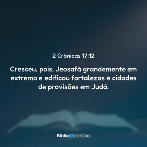 2 Crônicas 17:12