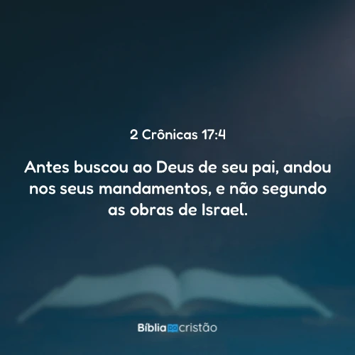 2 Crônicas 17:4