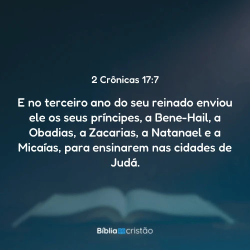 2 Crônicas 17:7