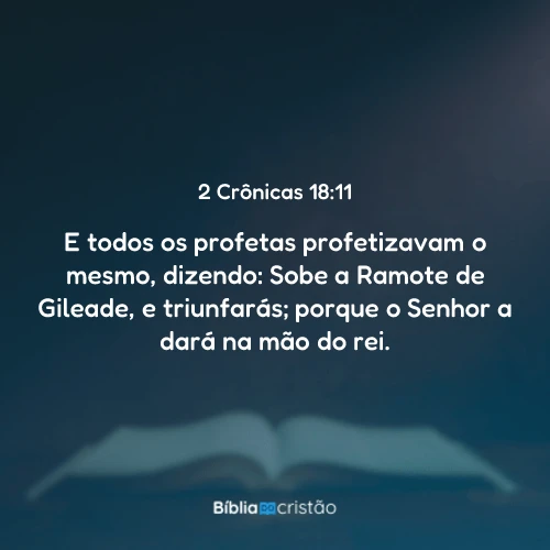 2 Crônicas 18:11