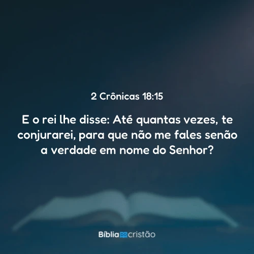 2 Crônicas 18:15