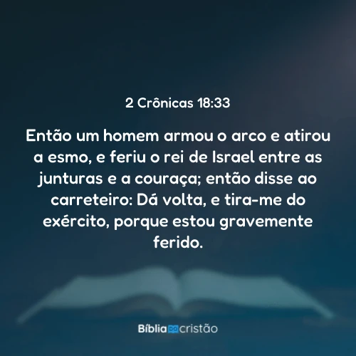 2 Crônicas 18:33