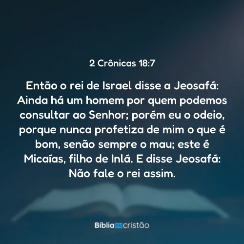 2 Crônicas 18:7