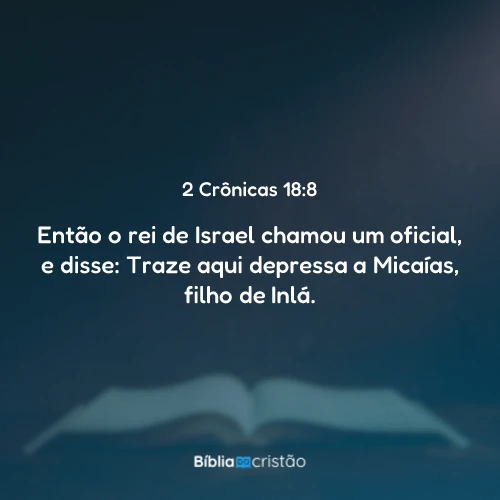 2 Crônicas 18:8