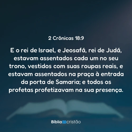 2 Crônicas 18:9