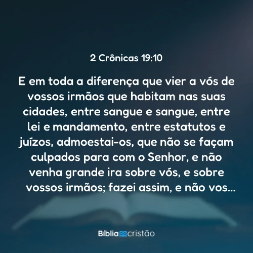 2 Crônicas 19:10