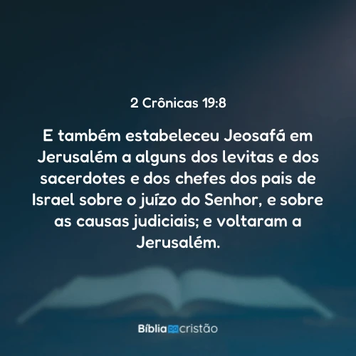 2 Crônicas 19:8